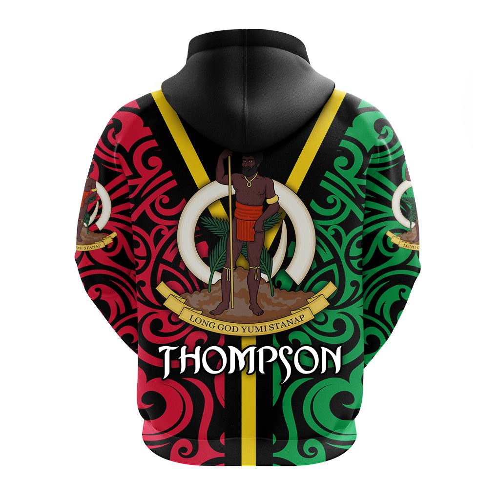 (Thompson) Vanuatu Independence Anniversary Zip Up Hoodie LT4 - Wonder Print Shop