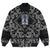 Viking Bomber Jacket Thors Hammer Tattoo Axe Warrior Fox Celtic Style with Bandana Paisley Style RLT12 - Wonder Print Shop