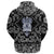 Viking Hoodie Thors Hammer Tattoo Axe Warrior Fox Celtic Style with Bandana Paisley Style RLT12 - Wonder Print Shop