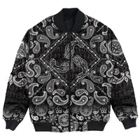 Viking Bomber Jacket Three Dragons with Bandana Paisley Style RLT12 - Wonder Print Shop