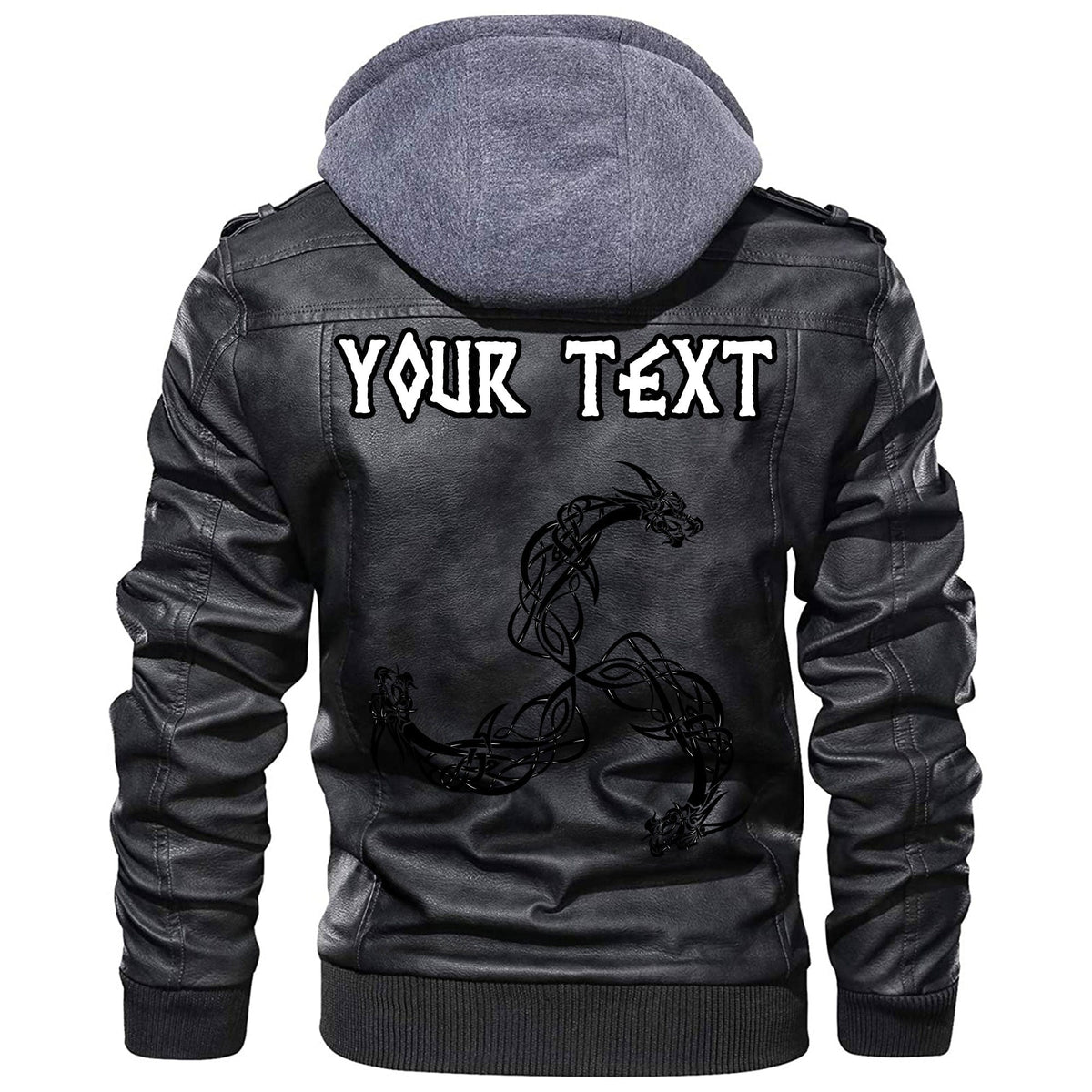 (Custom) Wonder Print Shop - Three Dragons Leather Jacket RLT12 - Wonder Print Shop