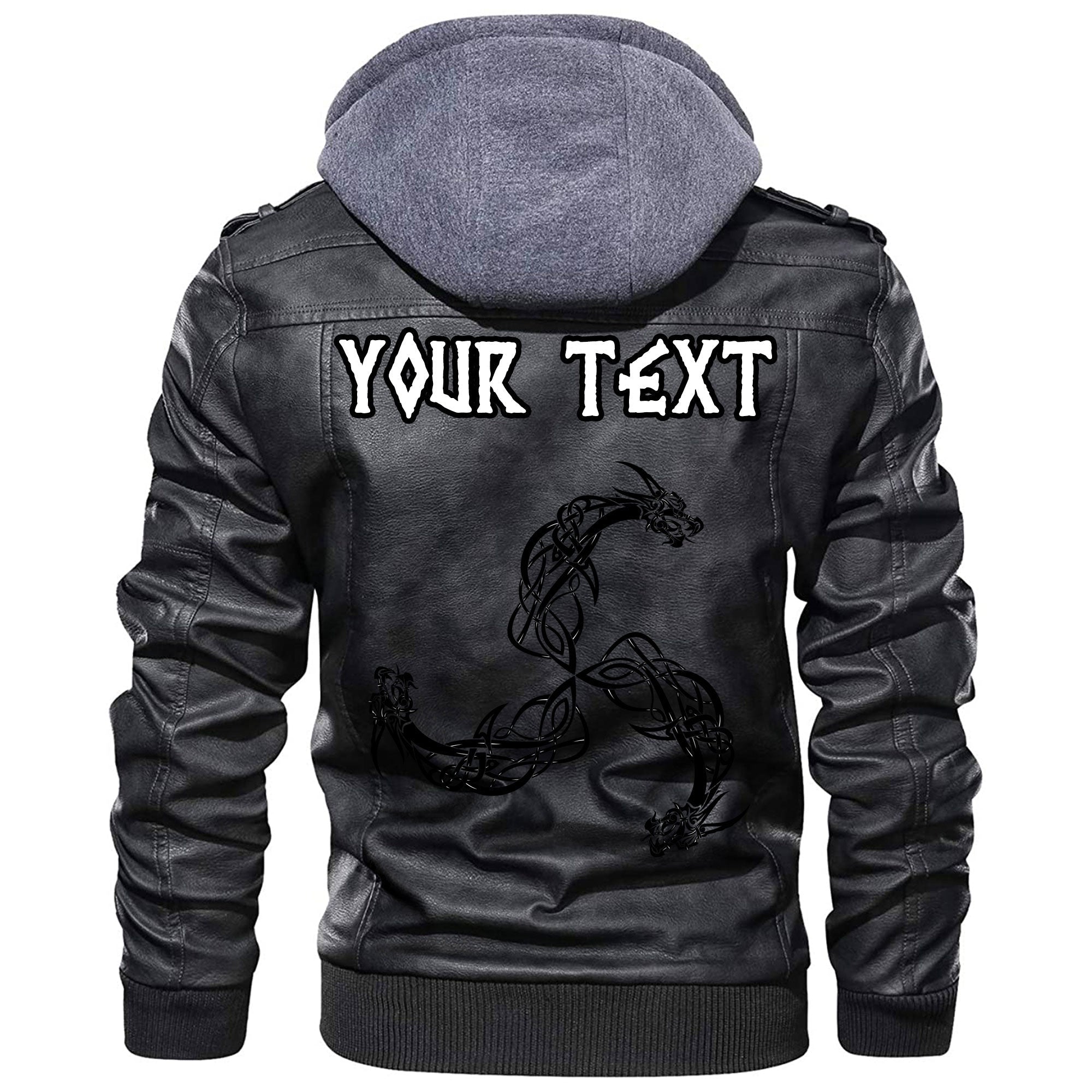 (Custom) Wonder Print Shop - Three Dragons Leather Jacket RLT12 - Wonder Print Shop
