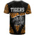 Papua New Guinea Lae Snax Tigers T Shirt Polynesian Tiger Face - Wonder Print Shop