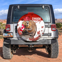 Canada Day Spare Tire Cover Patriot Beaver Mix Maple Leaf - Wonder Print Shop