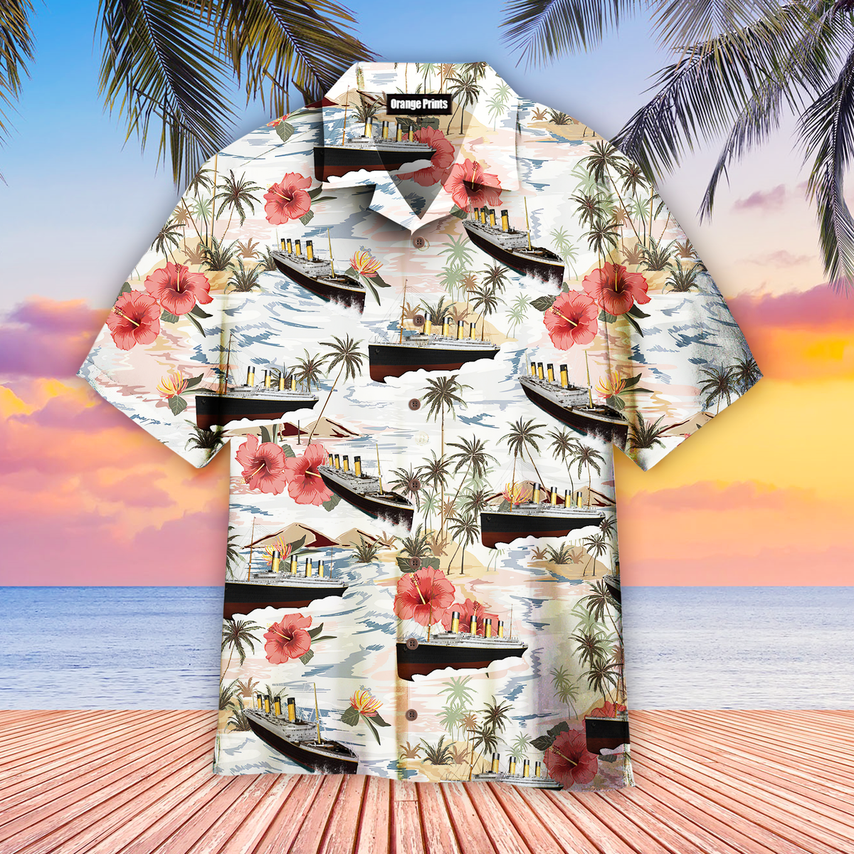 Titanic Hawaiian Shirt - Wonder Print Shop