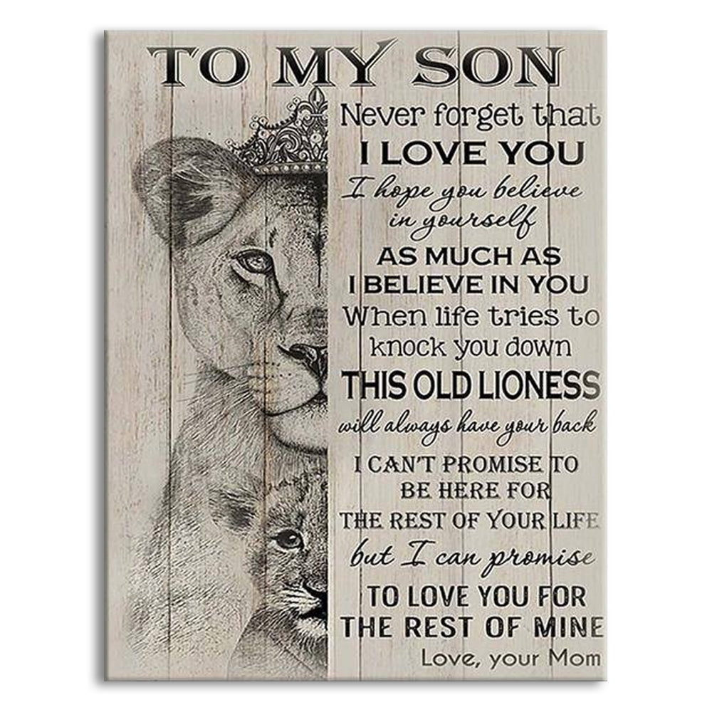 lion-to-my-son-lion-i-love-you-vertical-poster