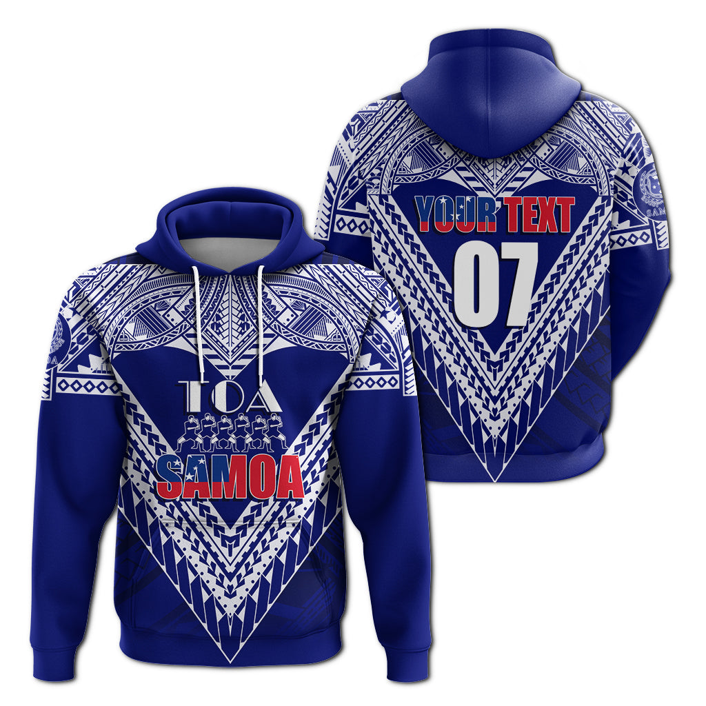 Custom Toa Samoa RLS Warriors Siva Tau Hoodie - Wonder Print Shop