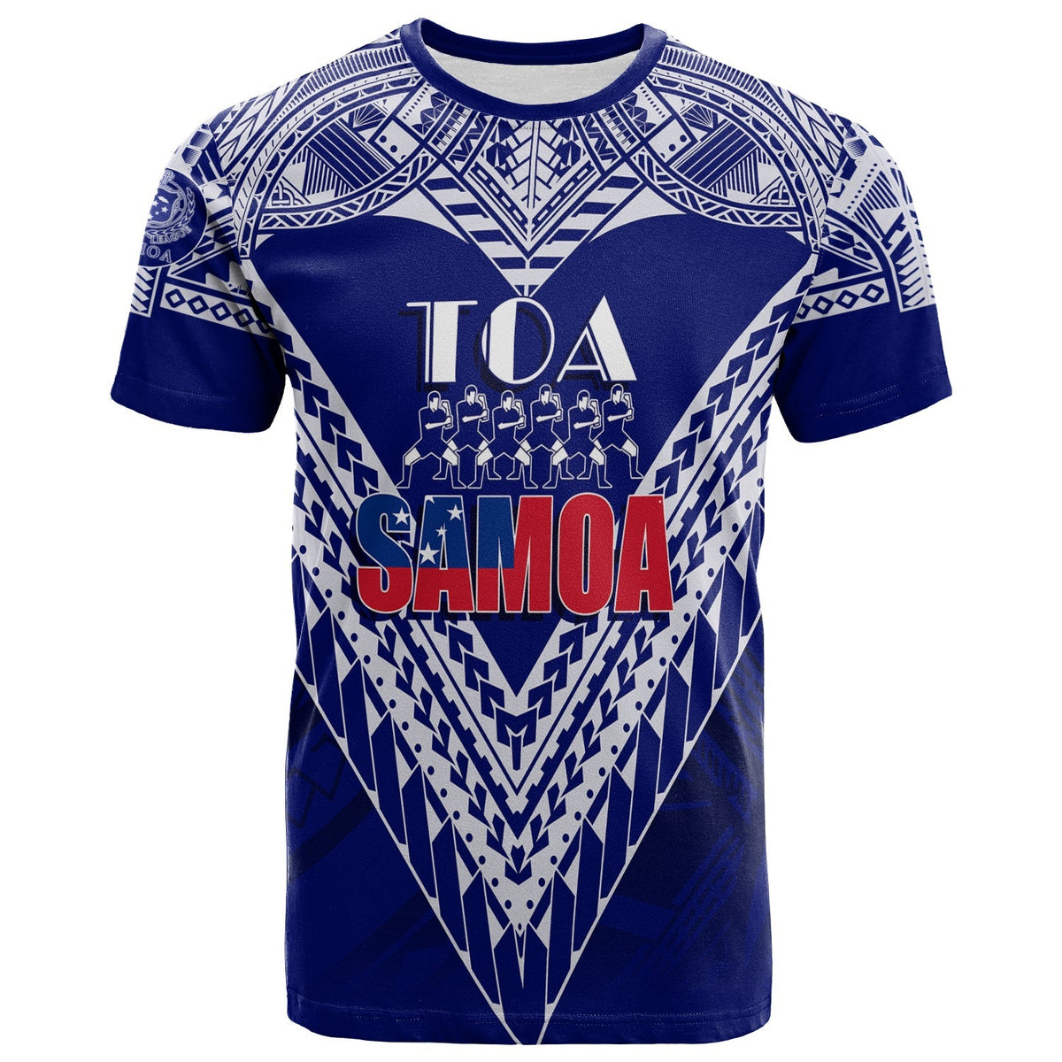 Custom Toa Samoa RLS Warriors Siva Tau T Shirt - Wonder Print Shop