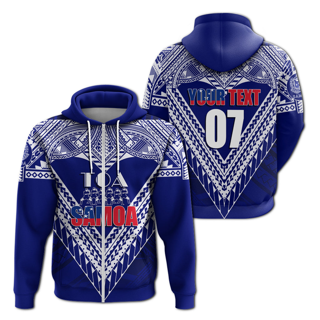 Custom Toa Samoa RLS Warriors Siva Tau Hoodie - Wonder Print Shop