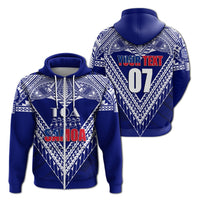 Custom Toa Samoa RLS Warriors Siva Tau Zip Up Hoodie - Wonder Print Shop