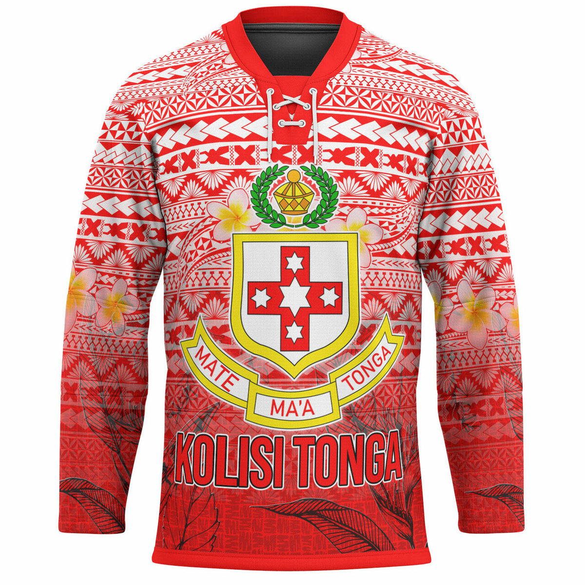 tonga-custom-personalised-hockey-jersey-kolisi-tonga-with-tropical-flowers