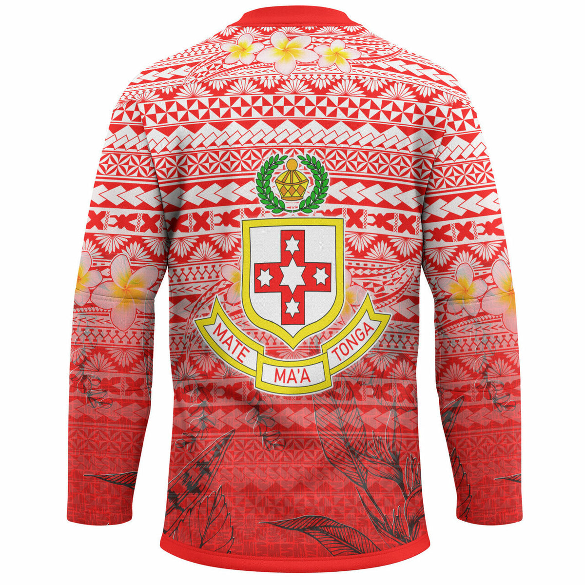 tonga-custom-personalised-hockey-jersey-kolisi-tonga-with-tropical-flowers