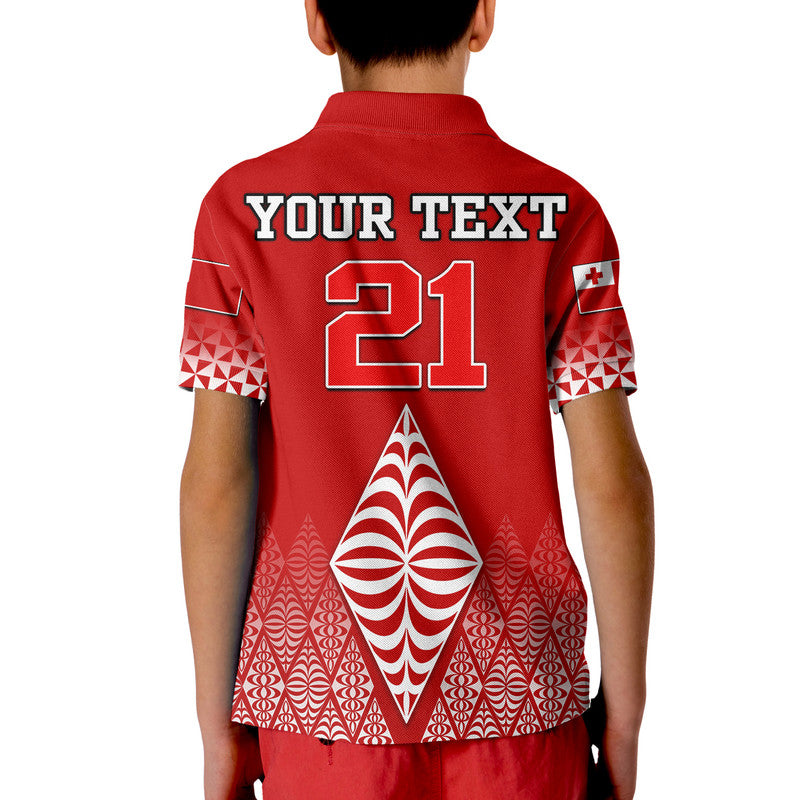 Custom Mate Maa Tonga Rugby Polo Shirt Tongan Kupesi Ngatu Style - Wonder Print Shop