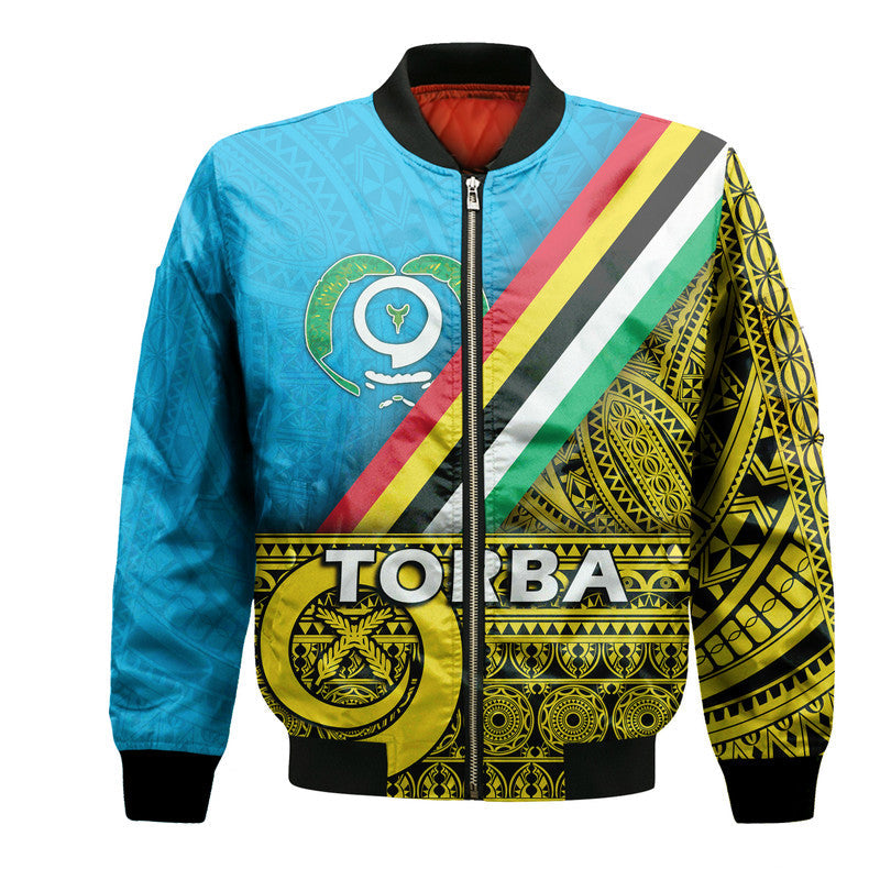 Vanuatu Torba Province Day Bomber Jacket Torba Flag Color Style LT9 - Wonder Print Shop