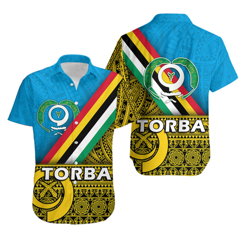 Vanuatu Torba Province Day Hawaiian Shirt Torba Flag Color Style - Wonder Print Shop