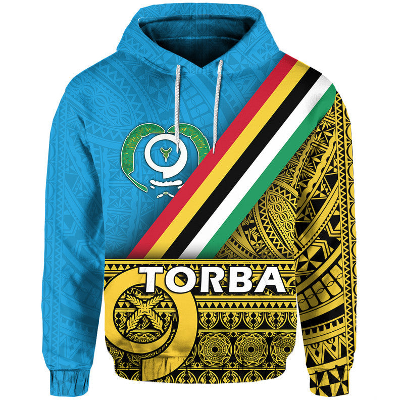 Vanuatu Torba Province Day Hoodie Torba Flag Color Style - Wonder Print Shop