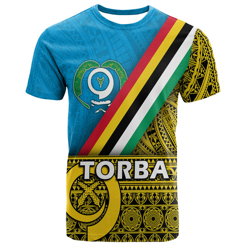 Vanuatu Torba Province Day T Shirt Torba Flag Color Style - Wonder Print Shop