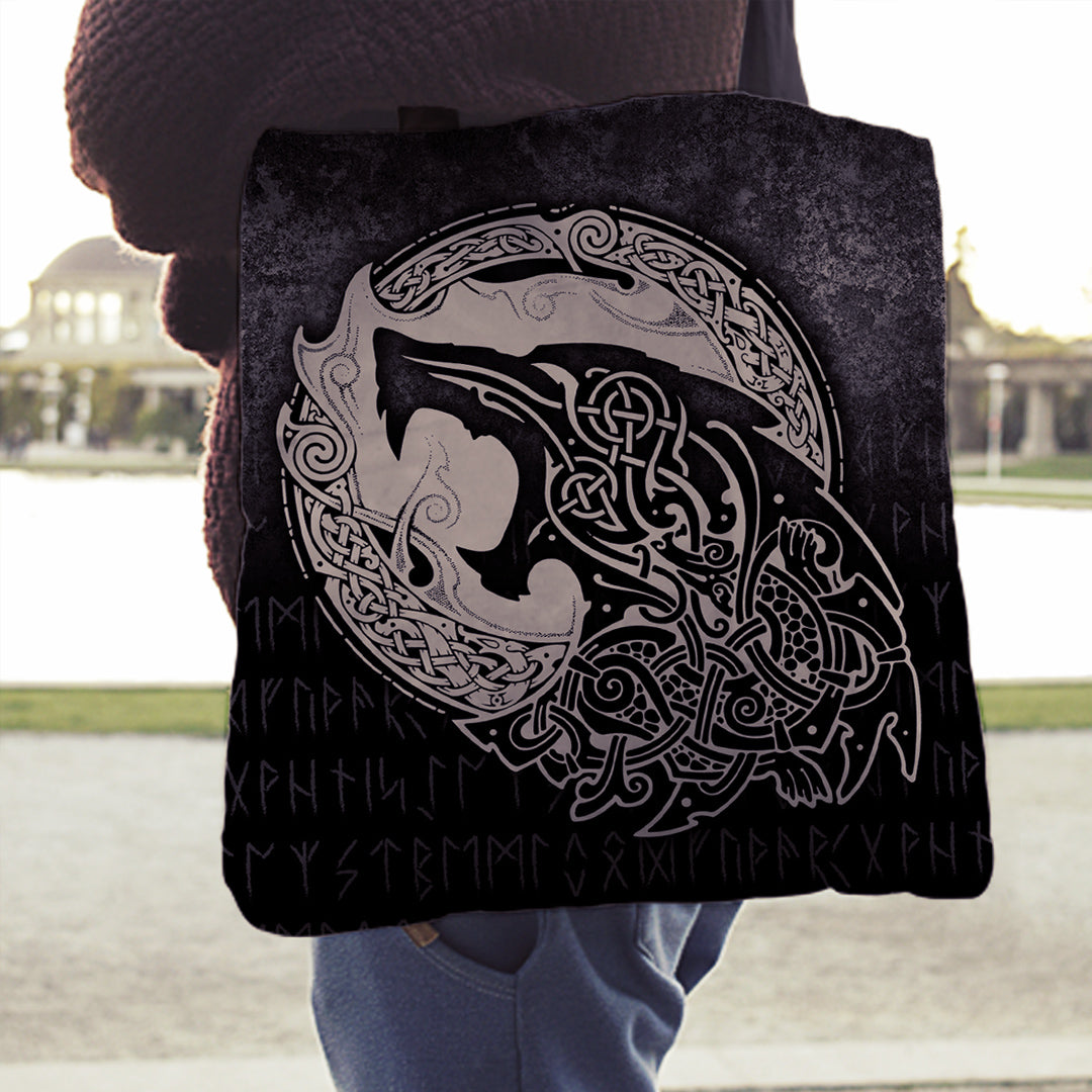 viking-tote-bag-fenrir-viking-3d-tattoo-special-version-tote-bag
