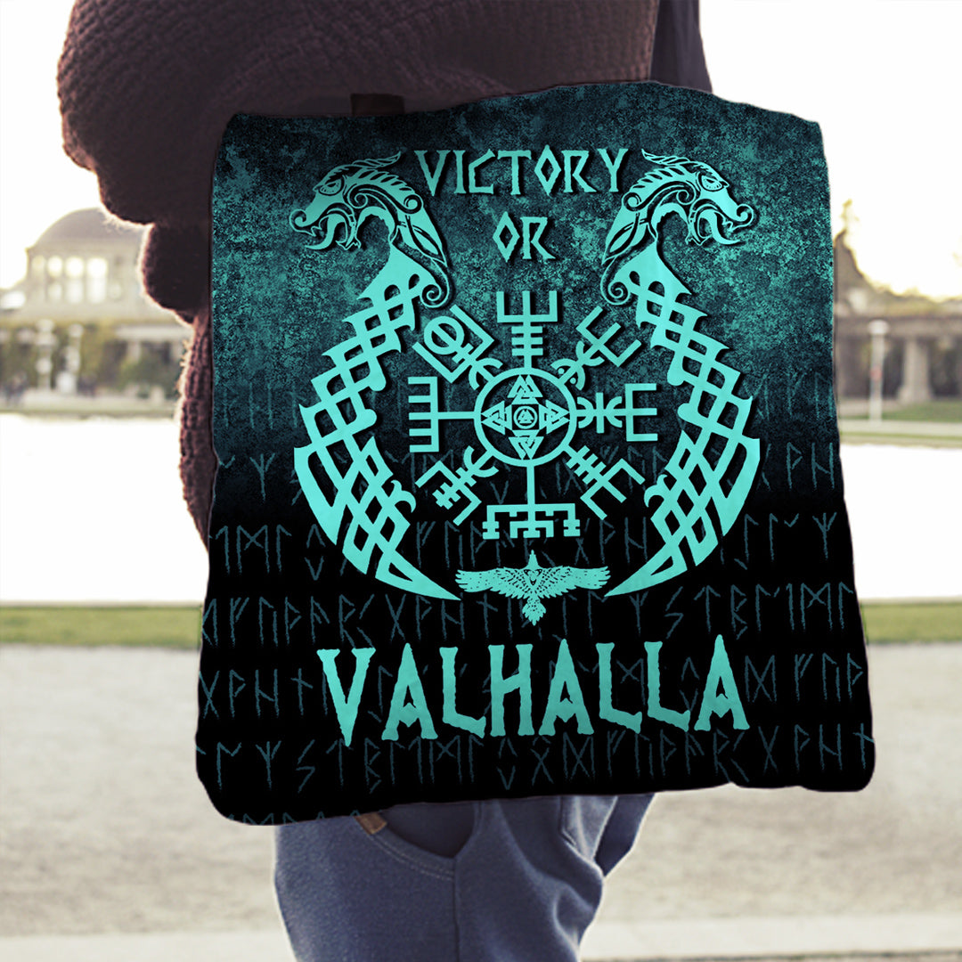 wonder-print-shop-tote-bag-victory-or-valhalla-cyan-version-tote-bag