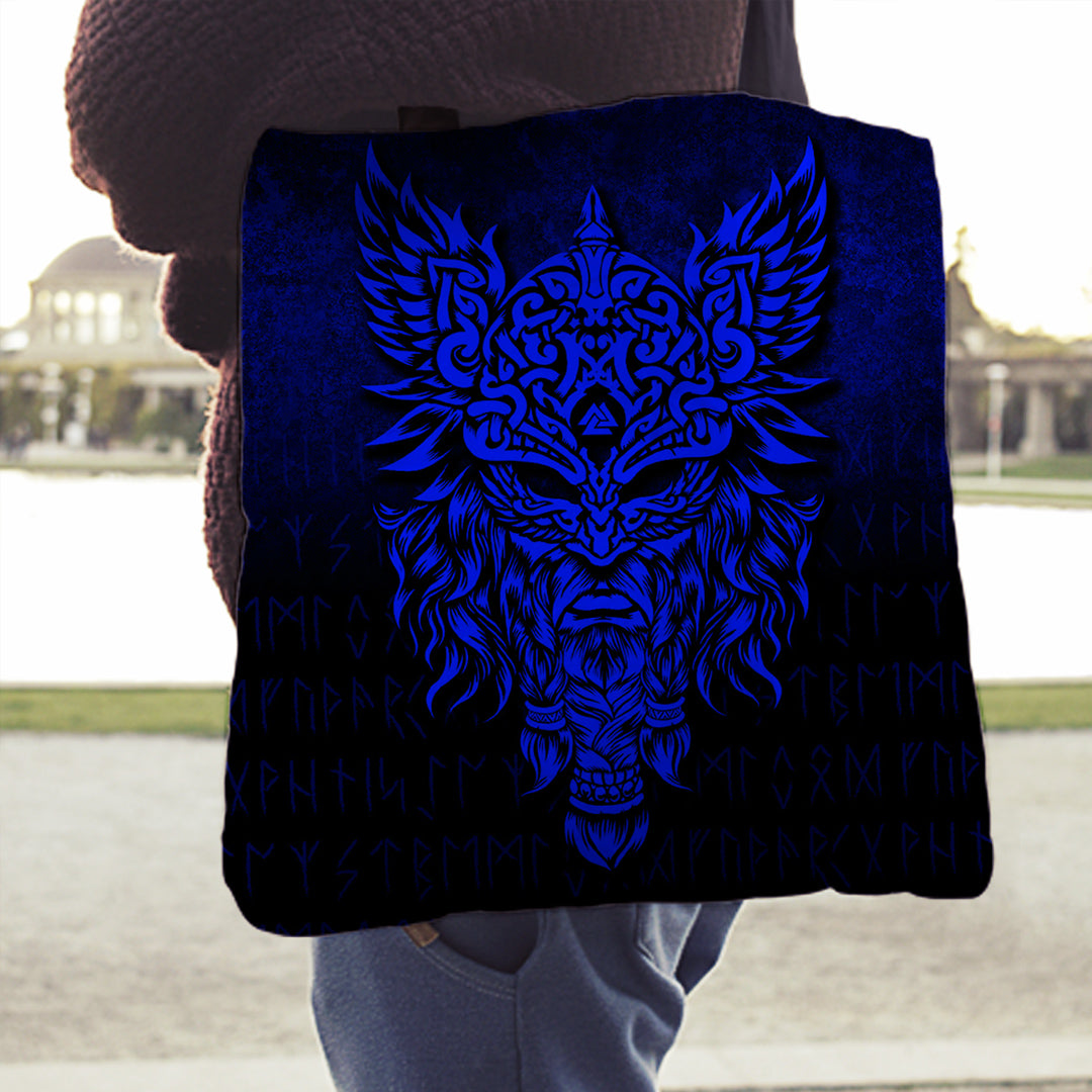 viking-tote-bag-odin-the-allfather-asgard-god-and-chief-of-aesir-blue-version-tote-bag