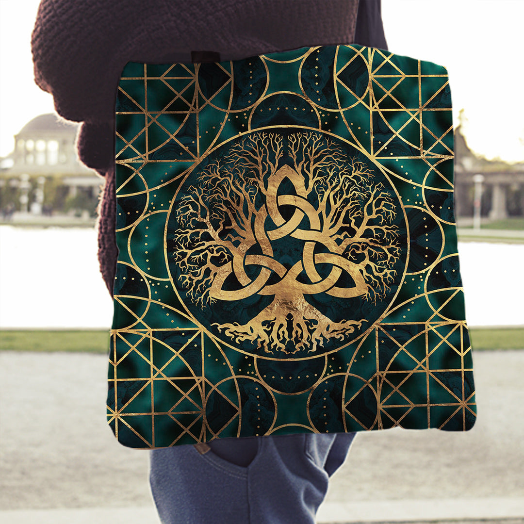 viking-tote-bag-tree-of-life-with-triquetra-malachite-and-gold-tote-bag