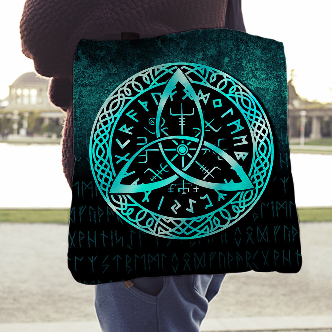 viking-tote-bag-vegvisir-nordic-viking-rune-cyan-version-tote-bag