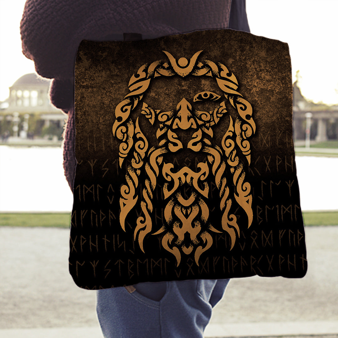 viking-tote-bag-viking-god-odin-allfather-in-asgard-raven-god-gold-version-tote-bag
