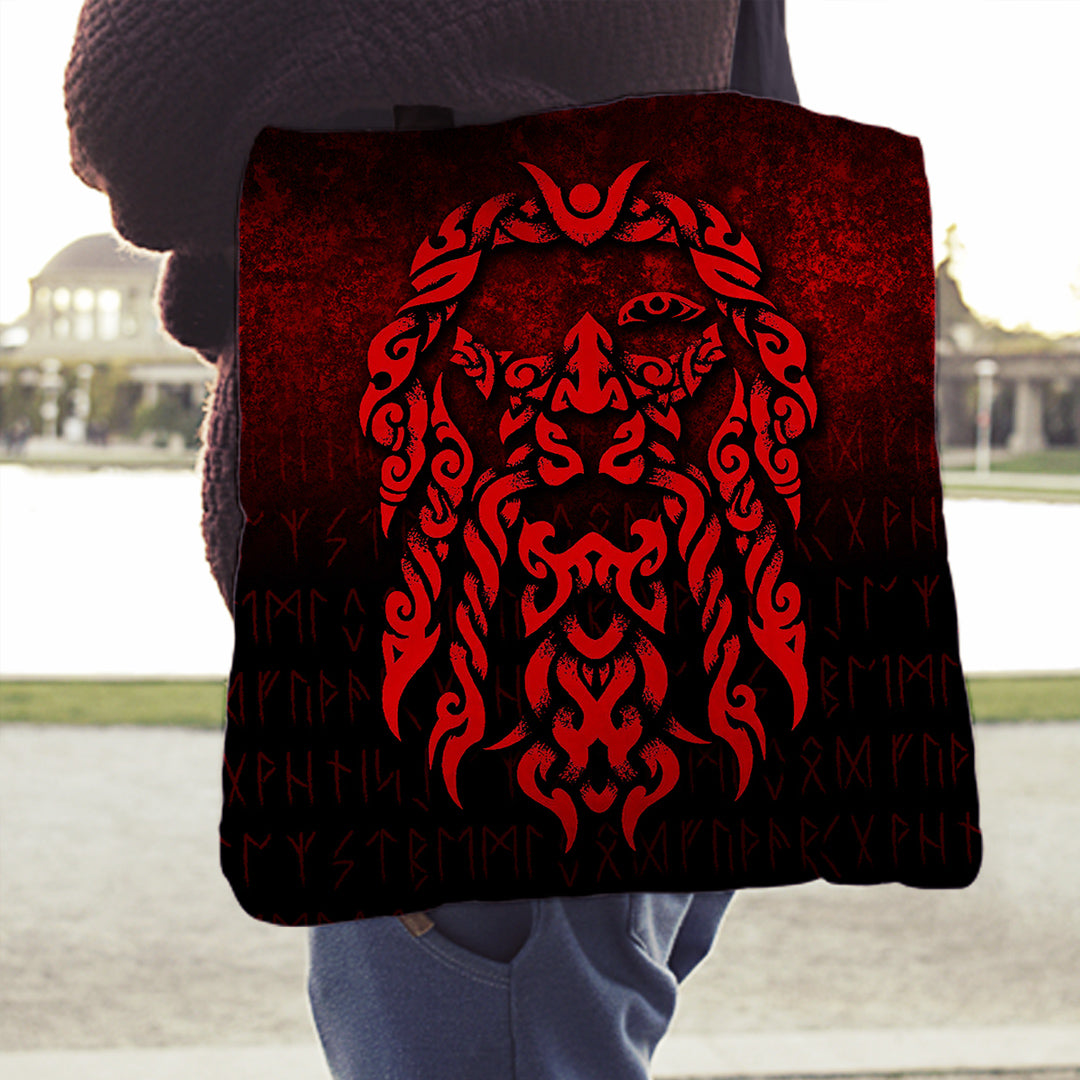 viking-tote-bag-viking-god-odin-allfather-in-asgard-raven-god-red-version-tote-bag