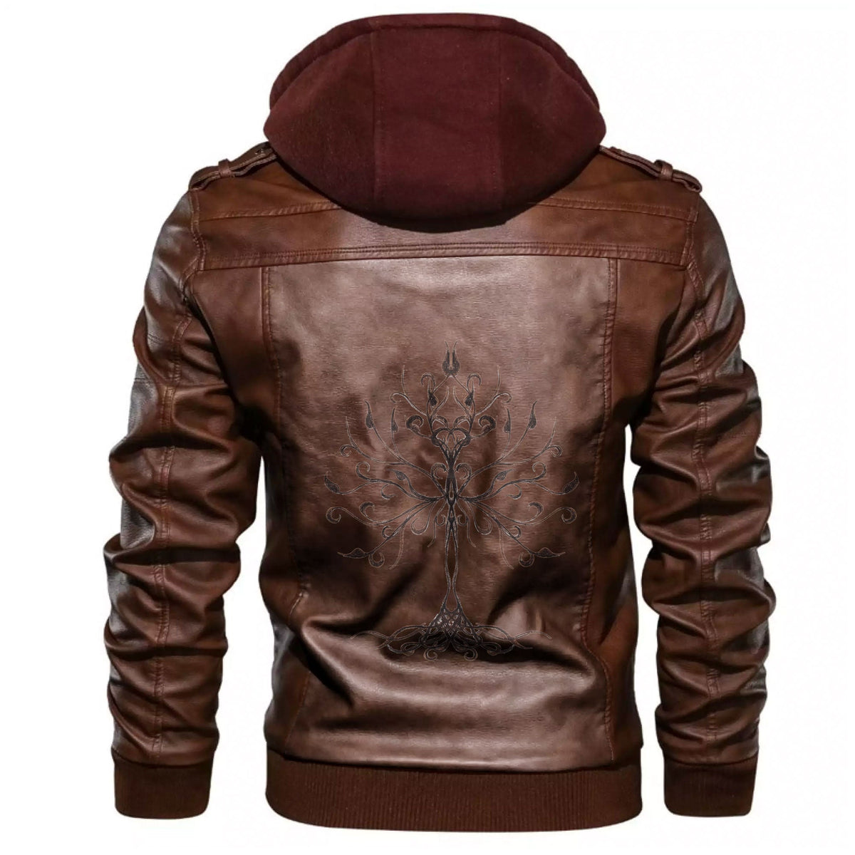 Viking Tree Of Life Yggdrasil Leather Jacket RLT12 - Wonder Print Shop