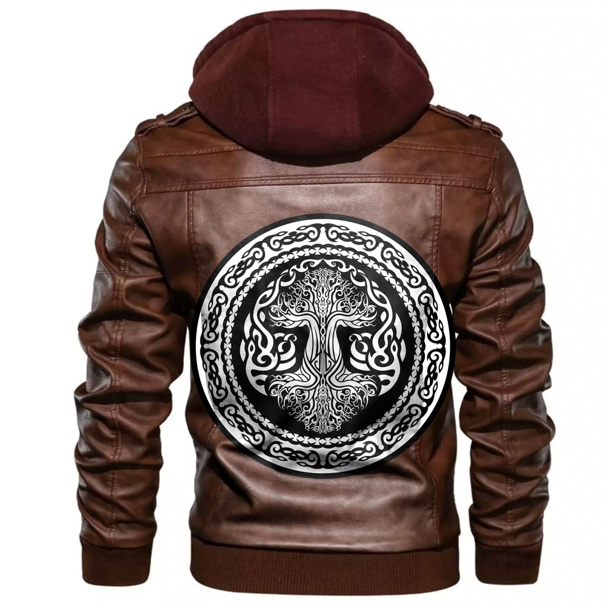 Viking Tree Of Life Leather Jacket RLT12 - Wonder Print Shop