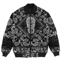 Viking Bomber Jacket Tree With Traditional Vegvisir and Historical Sun with Bandana Paisley Style RLT12 - Wonder Print Shop