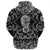 Viking Hoodie Tree With Traditional Vegvisir and Historical Sun with Bandana Paisley Style RLT12 - Wonder Print Shop