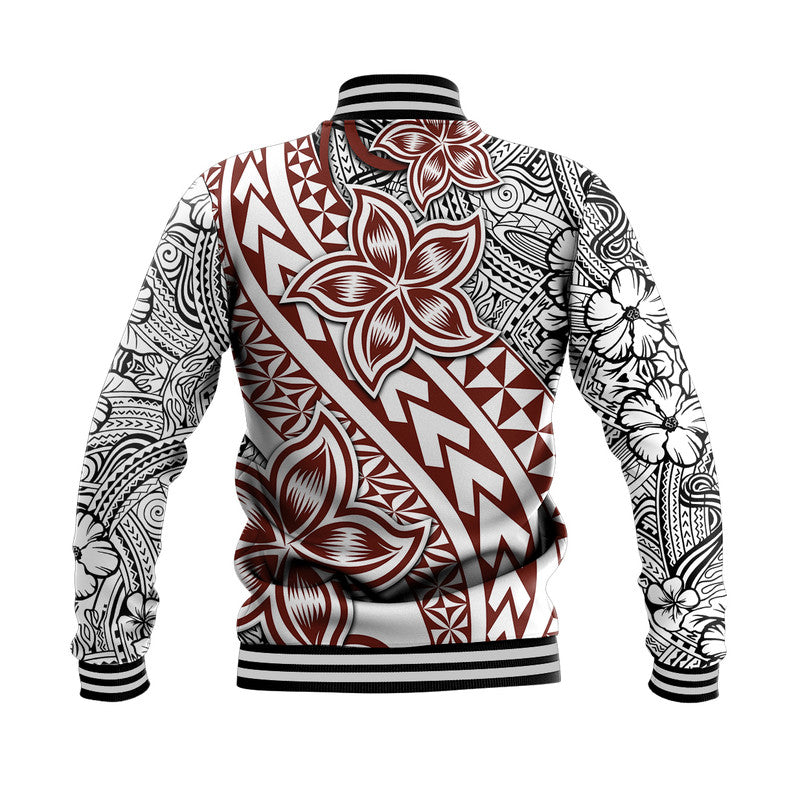 Traditional Polynesian Tribal Tattoo Retro Baseball Jacket LT9 - Wonder Print Shop