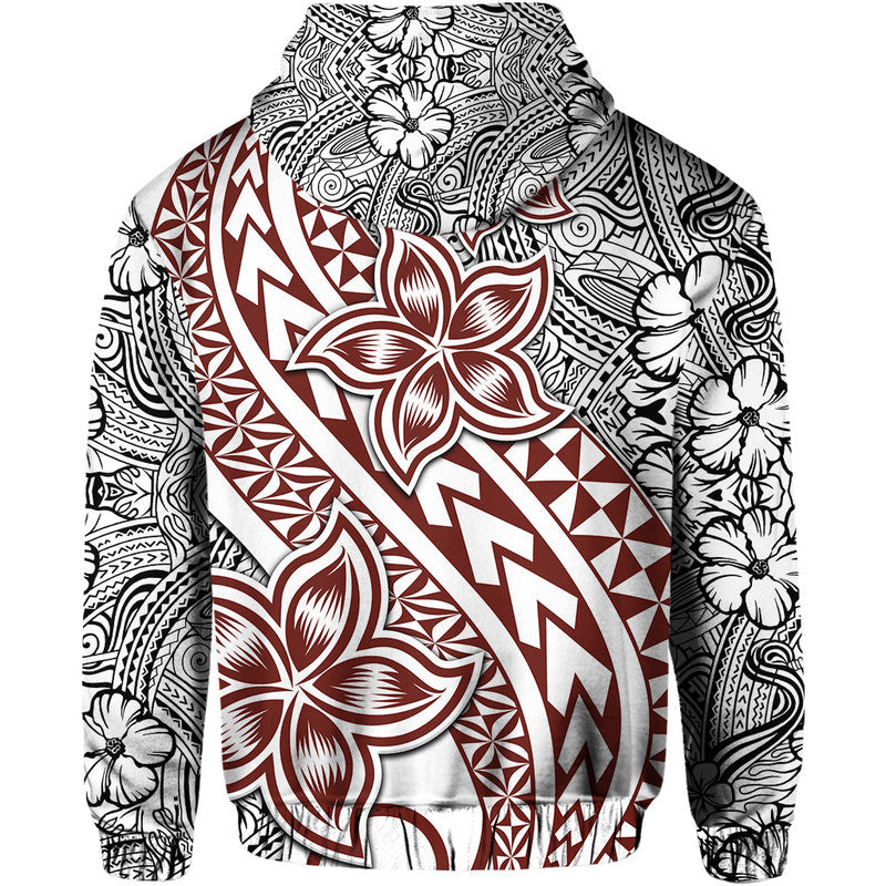 Traditional Polynesian Tribal Tattoo Retro Hoodie - Wonder Print Shop