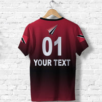 Custom Trinidad And Tobago Cricket Red Force T Shirt Original Style LT8 - Wonder Print Shop