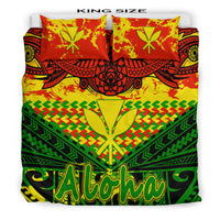 Hawaiian Tribal Kanaka Maoli Bedding Set Reggae Polynesian Version LT9 - Wonder Print Shop