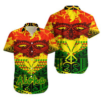 Hawaiian Tribal Kanaka Maoli Matching Hawaiian Shirt And Dress Reggae Polynesian Version LT9 - Wonder Print Shop
