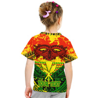 Custom Hawaiian Tribal Kanaka Maoli T Shirt Reggae Polynesian Version - Wonder Print Shop