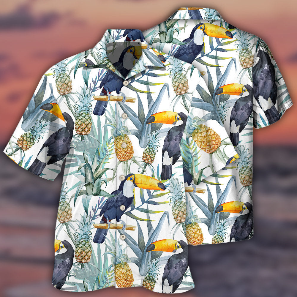 toucan-tropical-bird-basic-hawaiian-shirt