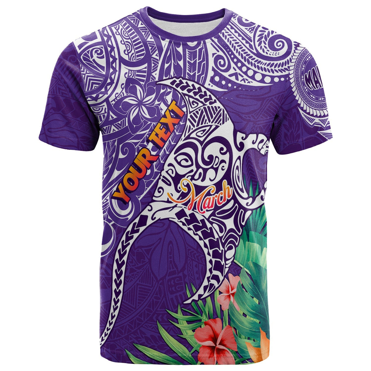 Custom Polynesian Birthday T Shirt Legends Are Born In March - Wonder Print Shop