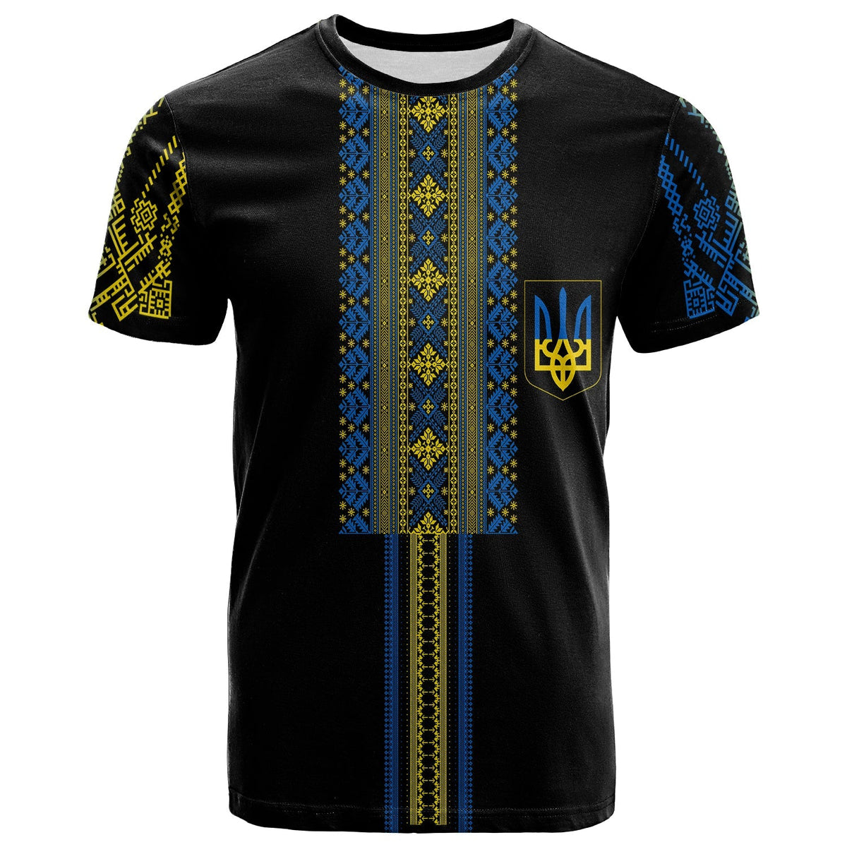 Ukraine Folk Patterns Folk Pattern T Shirt Slava Ukraini - Wonder Print Shop