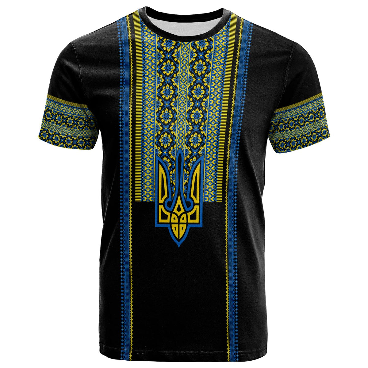Ukraine Folk Patterns T Shirt Unity Day - Wonder Print Shop