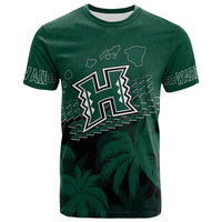 Personalised Hawaii Rainbow Warriors T Shirt Laau Pama - Wonder Print Shop