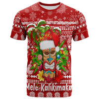 Hawaii Christmas T Shirt Mele Kalikimaka Tiki - Wonder Print Shop