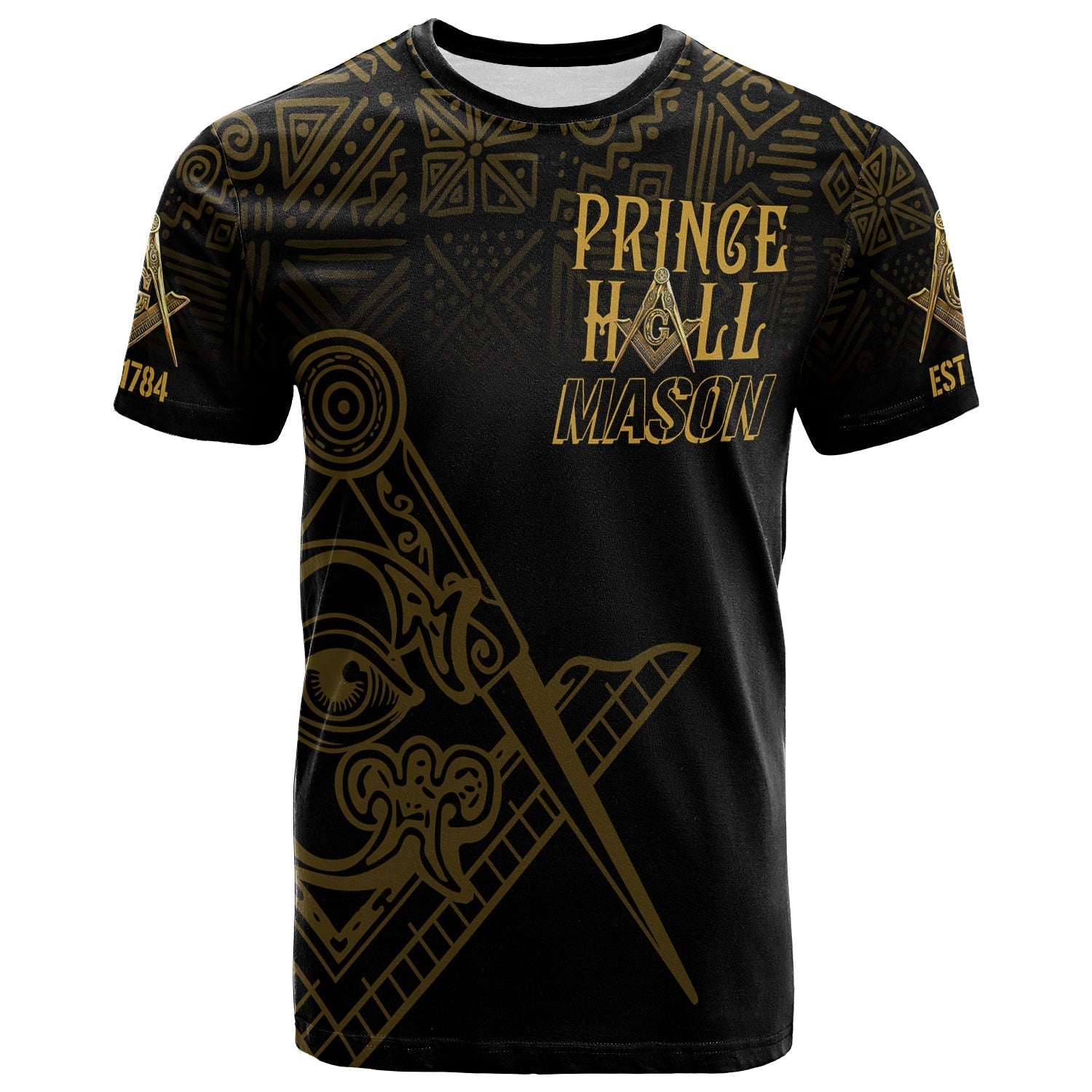 Personalised Prince Hall Mason T Shirt Caste King 2B1 ASK1 - Wonder Print Shop