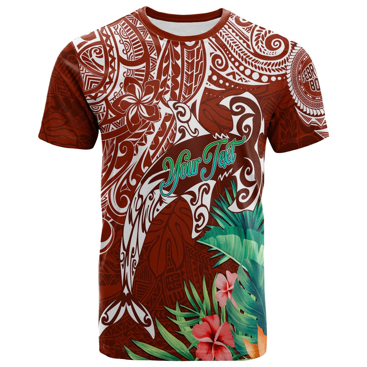 Custom Polynesian Birthday T Shirt Legends Are Born In February - Wonder Print Shop