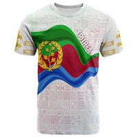 Eritrea Independence Day T Shirt Ethnic African Pattern White - Wonder Print Shop