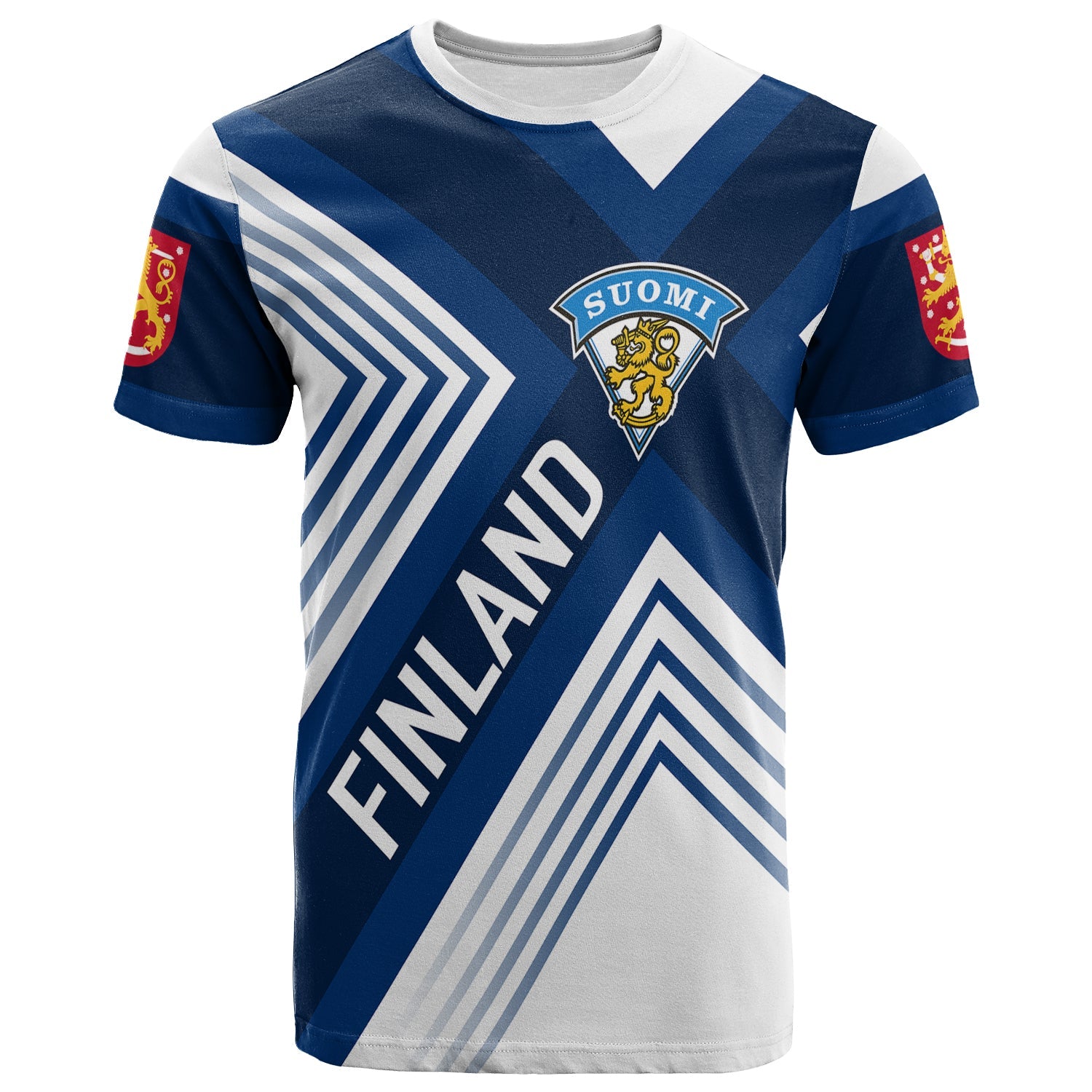 Personalised Finland Ice Hockey World Championships Suomi T Shirt White Version - Wonder Print Shop