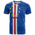 Cape Verde Ankara Pattern T Shirt Kabu Verdi Flag Simple Style - Wonder Print Shop