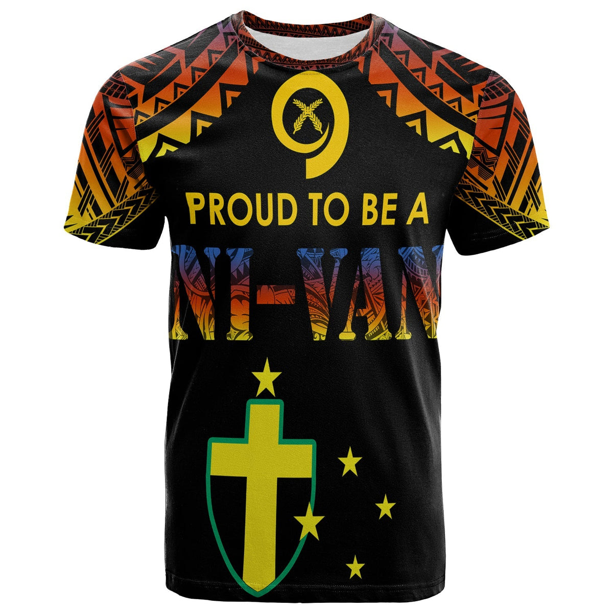 Vanuatu T Shirt Proud To Be A Ni Van Polynesian Pattern Tafea Province - Wonder Print Shop
